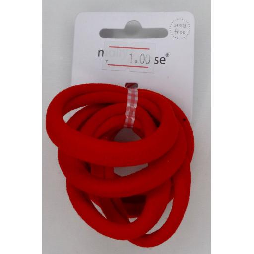 School Thick red jersey fabric endless elastics.
