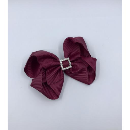 Wine Boutique Bow with diamantÃ© buckle